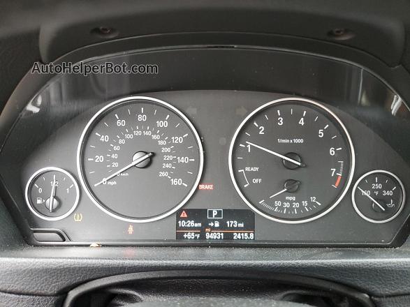 2014 Bmw 328 Xi Черный vin: WBA3B3C5XEJ980304
