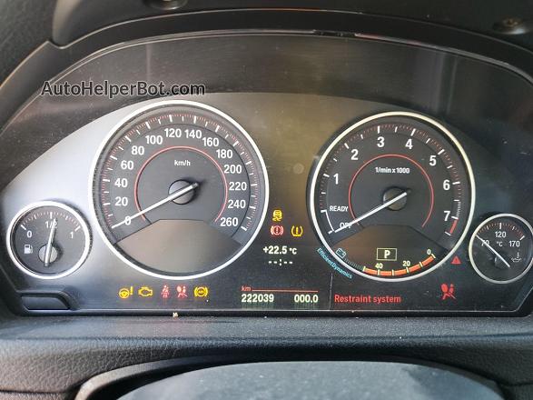 2014 Bmw 320 I Xdrive Silver vin: WBA3C3C53EF986638