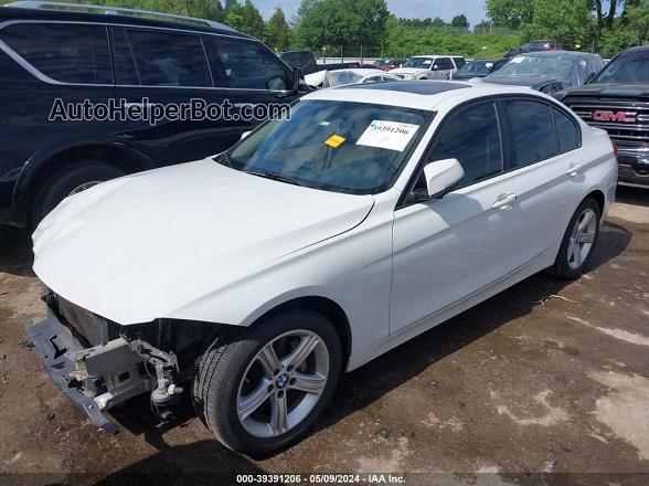 2014 Bmw 320i Xdrive White vin: WBA3C3G52ENS70166