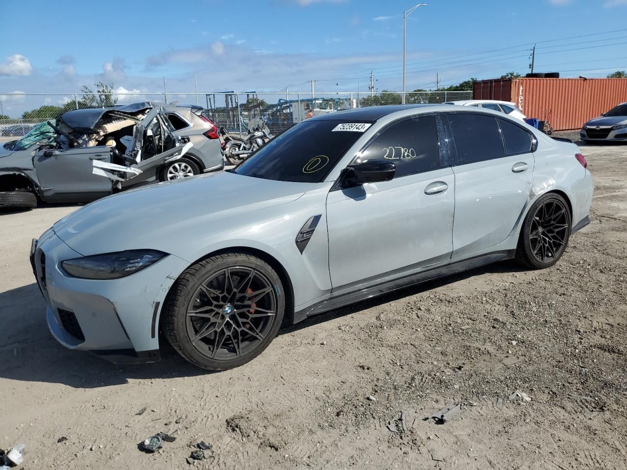 Price & History 2022 Bmw M3 Competition 3.0l 6 vin