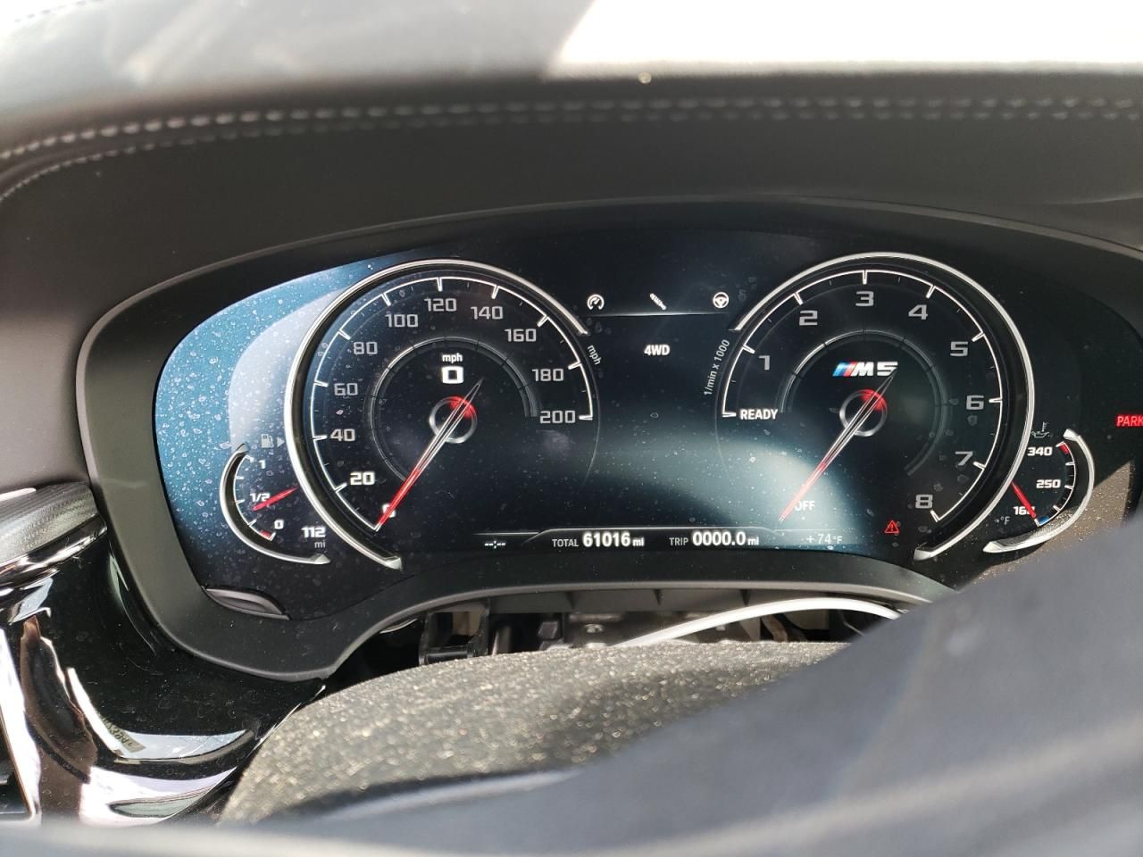 Price & History 2019 Bmw M5 4.4l 8 vin: WBSJF0C51KB446880