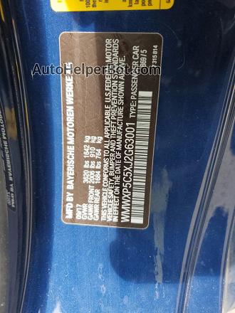2018 Mini Cooper  Blue vin: WMWXP5C5XJ2G63001