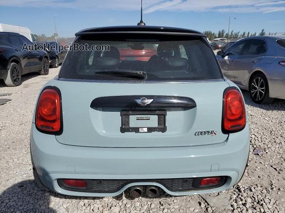 2018 Mini Cooper S Turquoise vin: WMWXP7C54J2A48309