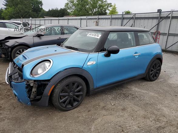 2018 Mini Cooper S Blue vin: WMWXP7C58J2C61943
