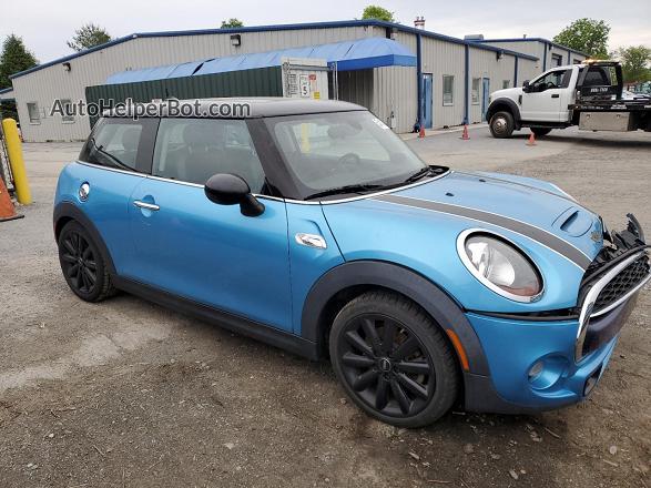 2018 Mini Cooper S Blue vin: WMWXP7C58J2C61943
