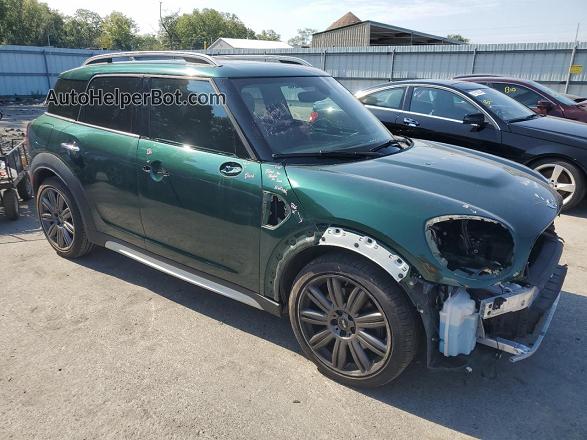 2018 Mini Cooper S Countryman Green vin: WMZYT3C37J3D99526