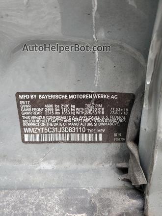 2018 Mini Cooper S Countryman All4 Gray vin: WMZYT5C31J3D83110