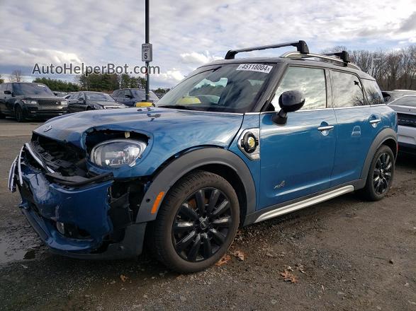 2018 Mini Cooper S E Countryman All4 Blue vin: WMZYU7C49J3B86378